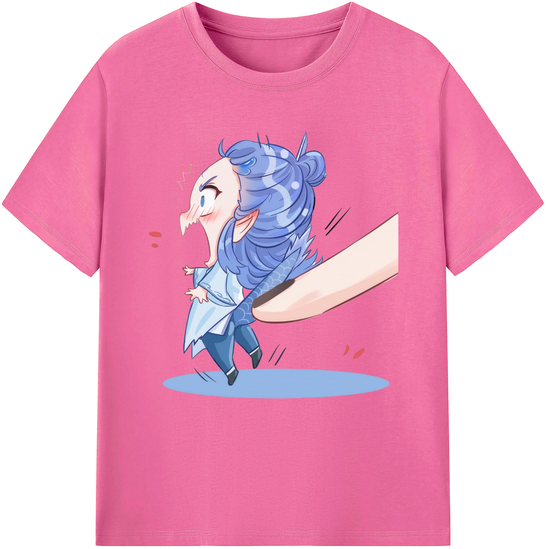 （画像用） Ne Zha 2 ナタ 魔童の大暴れ レディースカジュアルプリントTシャツ（綿100％）